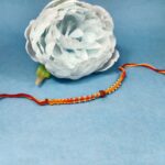 Rudraksh with silver Balls Rakhi – A Thread That Lasts Forever