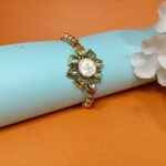 Sankhiya with Kundan Silver Rakhi – Tie the Bond of Purity & Love