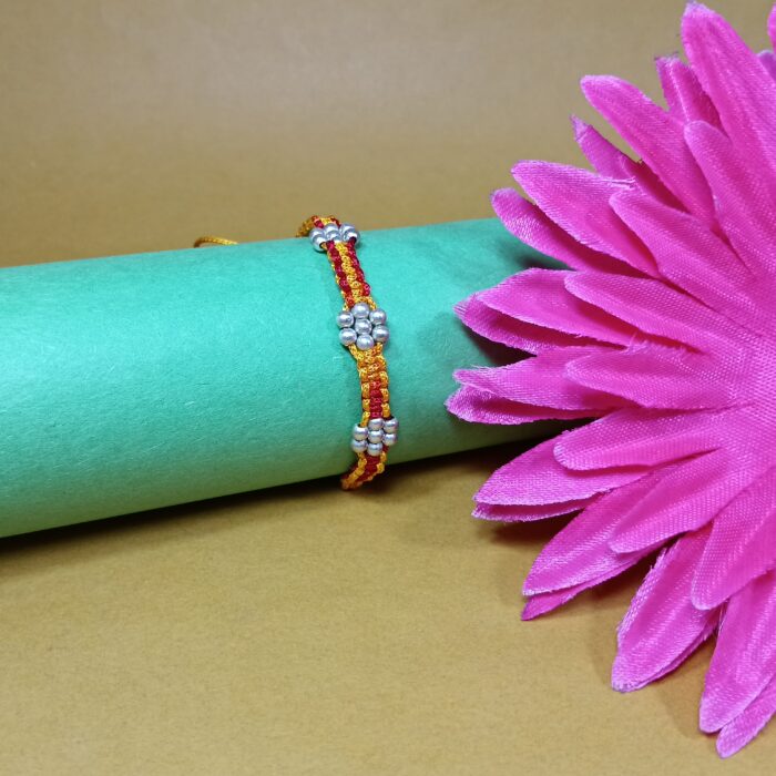 21 Balls Silver Rakhi – A Bond of Purity and Love