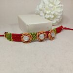 Pure Silver Ganesh And Saankhiya Rakhi – A Bond of Love in Style
