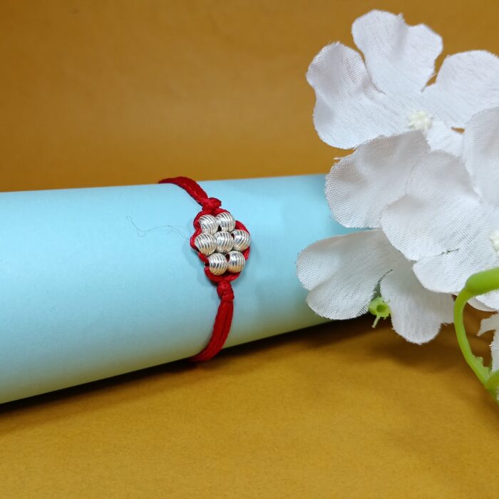 Pure Swasthik Silver Rakhi