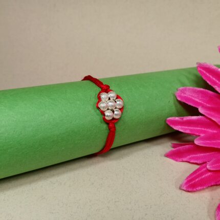 Pure Swasthik Silver Rakhi