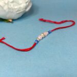 Pure Silver Balls Rakhi – Eternal Bond, Elegant Design