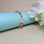Pure Silver Om oue Sakhiya Rakhi – A Bond That Shines Forever