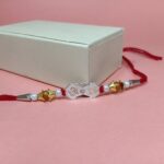 Pure Silver Om oue Sakhiya Rakhi – A Bond That Shines Forever