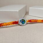 Divine Peacock Feather Rakhi