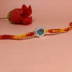 Divine Peacock Feather Rakhi