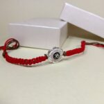 Divine Om Silver Rakhi