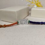 Divine Swastika Silver Rakhi