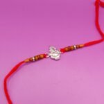 Pure Silver Lord Ganesha Blessing Rakhi