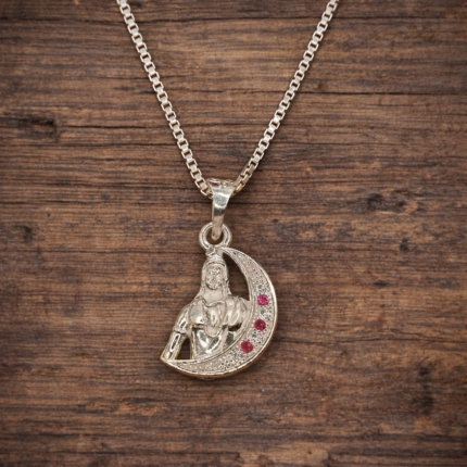 Pure Silver Shiva Pendant – Symbol of Peace & Power (Without Chain)