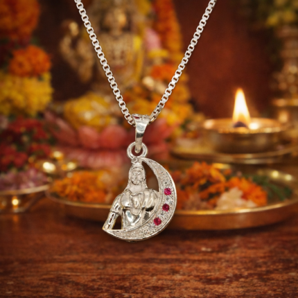 Pure Silver Shiva Pendant – Symbol of Peace & Power (Without Chain)