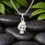 Pure Silver Shivling Pendant – Bholenath’s Divine Blessing