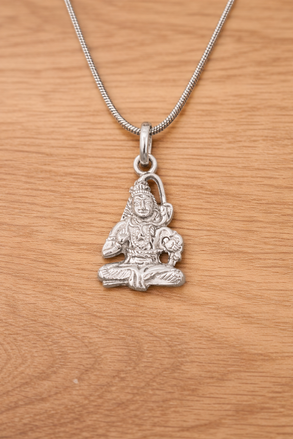 ChatGPT Image Feb 14, 2026, 11_55_14 AM Pure Silver Bholenath Pendant – Symbol of Peace & Power