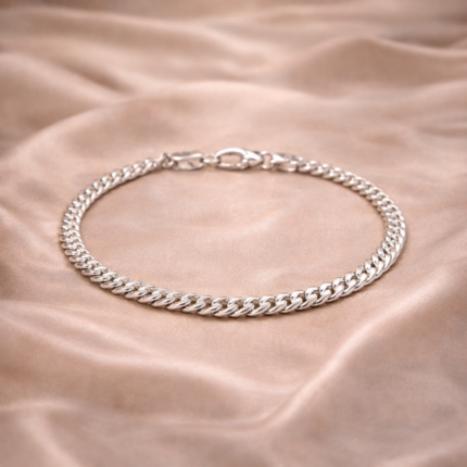Pure Silver Bracelet – Classic Statement Style