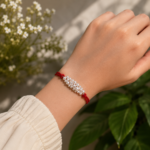 Shubhmoti Silver Rakhi- Tale of Love