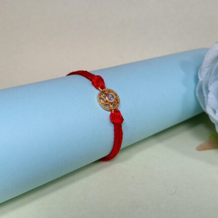 Silver 925 Golden Rakhi - Timeless Symbol of Sibling Love