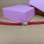 Silver 925 Golden Rakhi - Timeless Symbol of Sibling Love