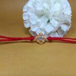Silver 925 Golden Rakhi - Elegance in Sibling Bond