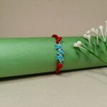 925 Silver Blue Floral Rakhi
