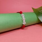 925 Silver Pearl Cluster Rakhi