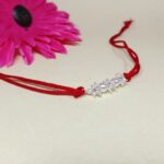 925 Silver Pearl Cluster Rakhi