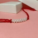 Shubhmoti Silver Rakhi- Tale of Love