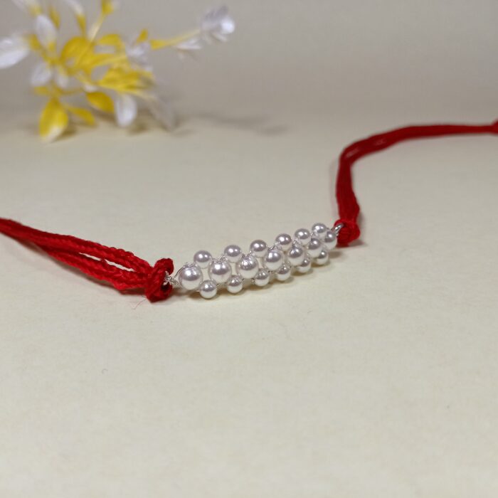 Shubhmoti Silver Rakhi- Tale of Love