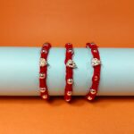 Divya Raksha Trio – 925 Silver Thread Rakhis
