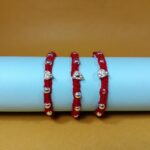 Divya Raksha Trio – 925 Silver Thread Rakhis