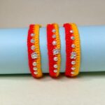Triveni Raksha Bandhan Set – 925 Silver Triple Blessing Rakhis