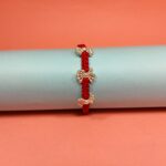 Elegant Silver Bloom Rakhi: A Symbol of Love & Protection
