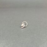 Dainty Silver Bloom Nose Pin: Delicate Floral Stud