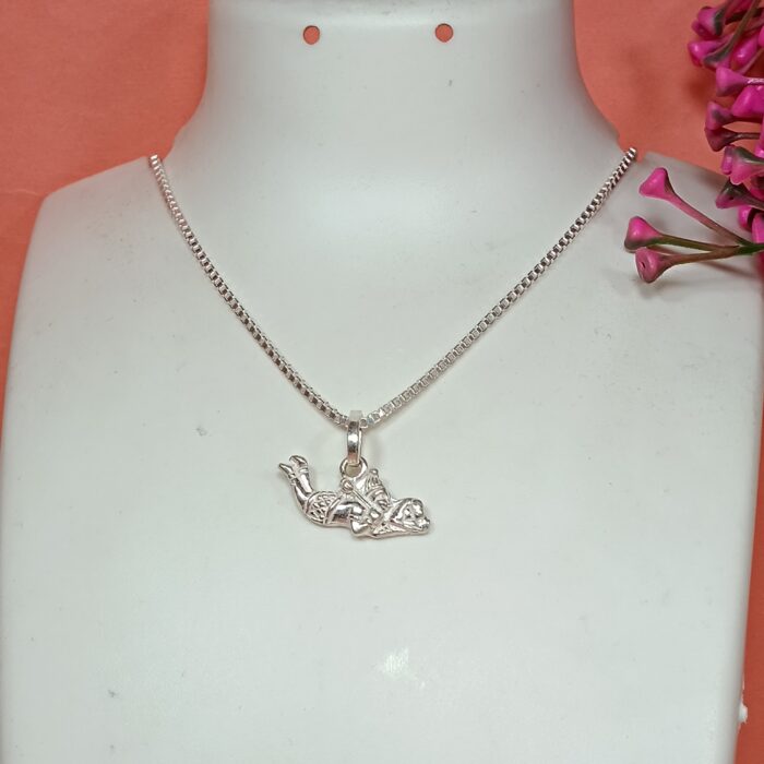 Pure Silver Bajrangbali Pendant – Power, Protection & Devotion