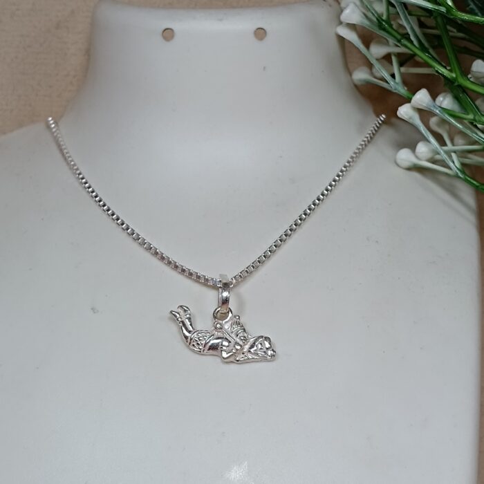 Pure Silver Bajrangbali Pendant – Power, Protection & Devotion