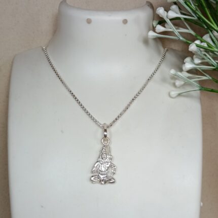 Pure Silver Bholenath Pendant – Symbol of Peace & Power