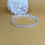 Pure Silver Designer Bracelet – Elegant Chain Link Style