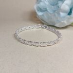 Pure Silver Textured Loop Bracelet – Elegant & Timeless Design