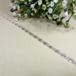 Elegant Sterling Silver S-Shape Bracelet