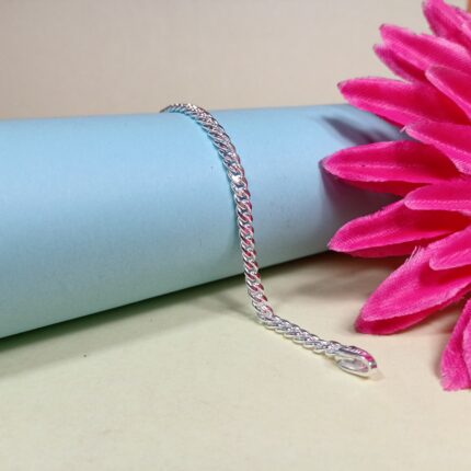 Pure Silver Cuban Link Bracelet – Classic Statement Style