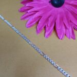 Pure Silver Figaro Chain Bracelet