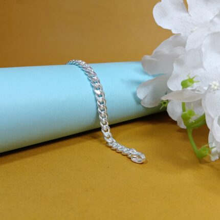 Unisex Pure Silver Everyday Bracelet