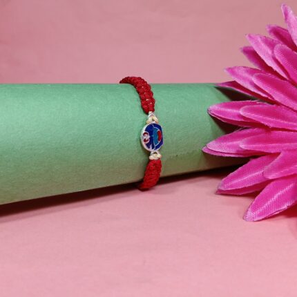 Doraemon Themed Silver Rakhi