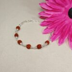 Pure Silver Rudraksha Bracelet – Spiritual & Elegant Design