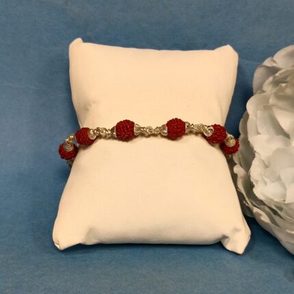 Pure Silver Rudraksha Bracelet – Spiritual & Elegant Design