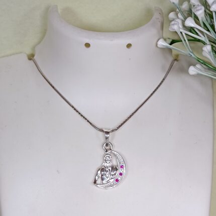 Pure Silver Shiva Pendant – Symbol of Peace & Power (Without Chain)
