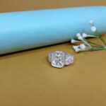 Pure Silver Stylish Ring – Bold “B” Engraved Design