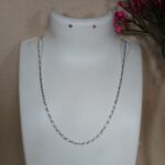 Pure Silver Twisted Link Chain – Elegant Minimalist Design