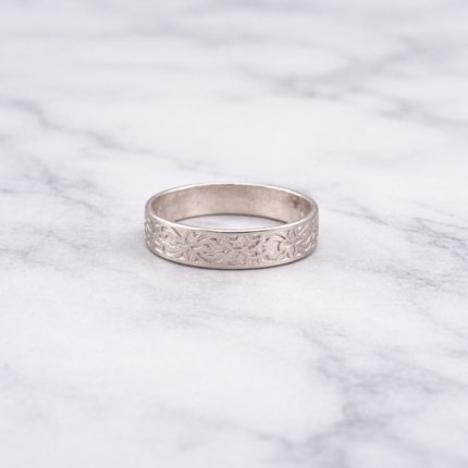 Eterna Flora Pure Silver Ring