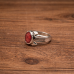925 Silver Pink Stone Ring